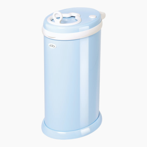 Ubbi Steel Diaper Pail - Light Blue