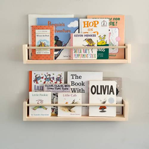 Children's Bookshelf, Nursery Shelves, Nursery Decor, Nursery Shelf, Kid's Bookshelf, Floating Shelves, Kid's Shelves, Baby Room Shelves