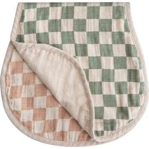 Assorted 2-Pack Organic Cotton Muslin Burp Cloths