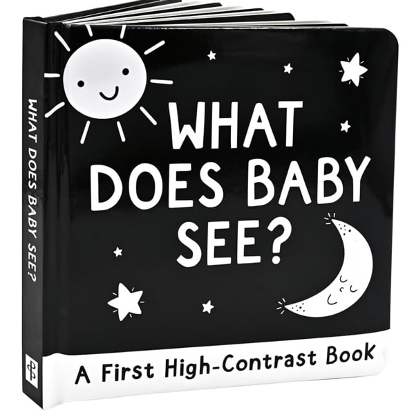 What Does Baby See? A High-Contrast Board Book (Padded Cover)