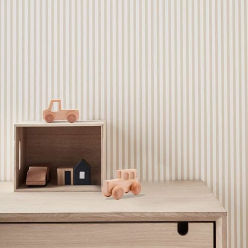 2PC Truck Shape Wooden Rattles Baby Teether Toys Montessori Inspired Teething Push Toys Perfect Shower Gift for Baby