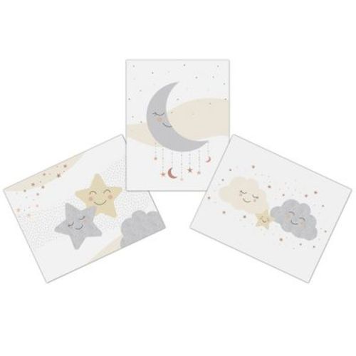 Lambs & Ivy Goodnight Moon 3-piece Unframed Nursery/child Wall Art 11” X 14”