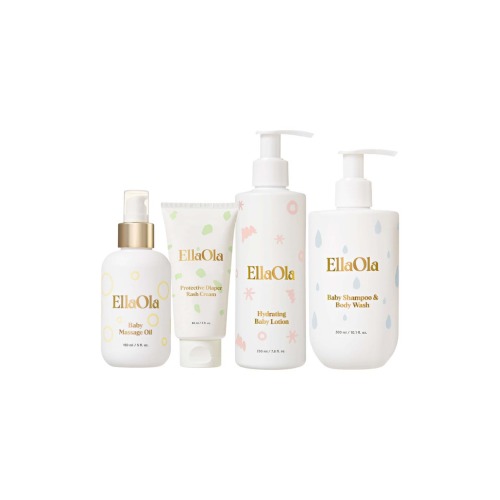 The Baby's 4-Piece Essential Skin Care Set