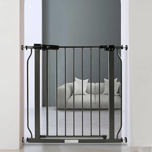BalanceFrom Easy Walk-Thru Safety Gate for Doorways and Stairways with Auto-Close/Hold-Open Features