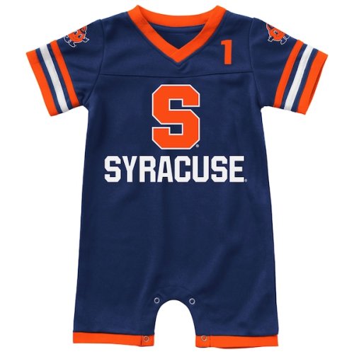 Syracuse Orange Colosseum Infant Bumpo Football Romper - Navy