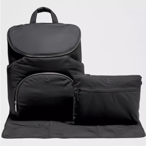 New Parent Diaper Bag with Changing Mat 17L | Lululemon (Black)
