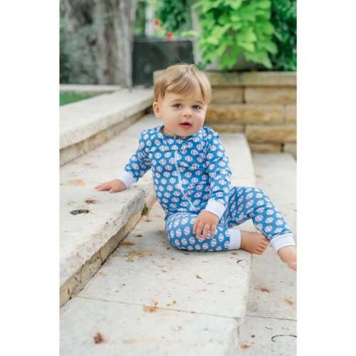 Parker Boys' Zipper Pajama, Baseball Grandslam - Lila + Hayes | Maisonette