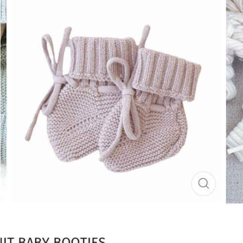 Knit Baby Booties | Caden Lane 3-6 months