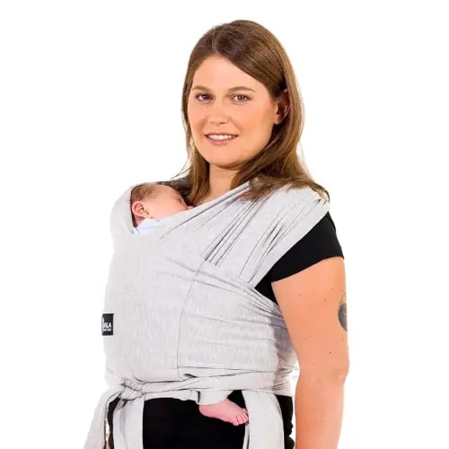 Koala Babycare Baby Carrier Wrap, Easy to Wear As a T-Shirt - Original Baby Carrier Newborn to Toddler - Sling One Size Fits All - Baby Wraps Carrier Up to 22lbs