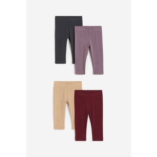 4-pack Cotton Jersey Leggings