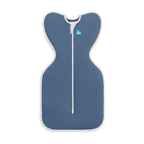 Love to Dream Swaddle UP, Baby Sleep Sack, Self-Soothing Swaddles for Newborns, Improves Sleep, Snug Fit Helps Calm Startle Reflex, New Born Essentials for Baby, 8-13lb, Denim
