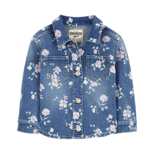 Toddler Floral Print Denim Jacket - OshKosh | Carter's