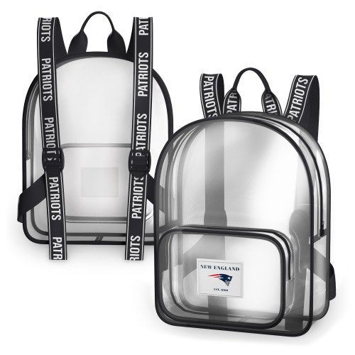 New England Patriots WEAR by Erin Andrews Clear Stadium Backpack