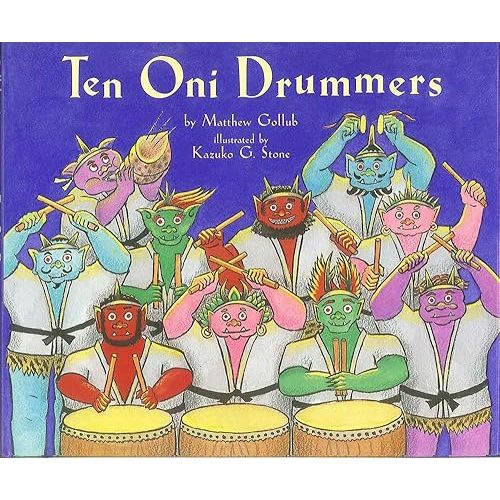 Ten Oni Drummers Hardcover – Picture Book, November 1, 2018