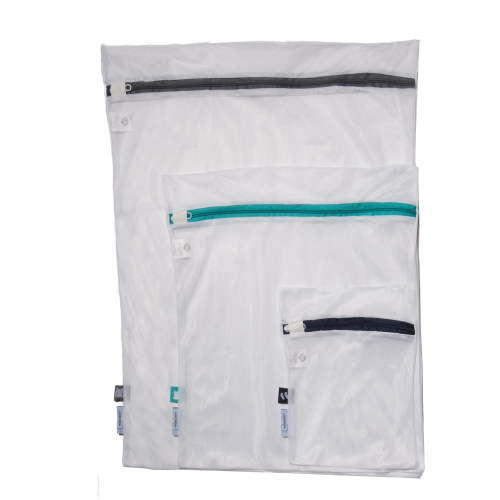 Mainstays Sanitized Treated 3 Piece 12X8-28X20 Inch Mesh Wash Bag Set