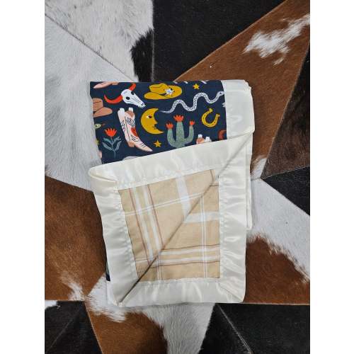 Coyote Fleece Baby Blanket