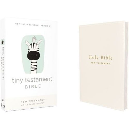 Niv, Tiny Testament Bible, New Testament, Leathersoft, White, Comfort Print - by Zondervan (Leather Bound)