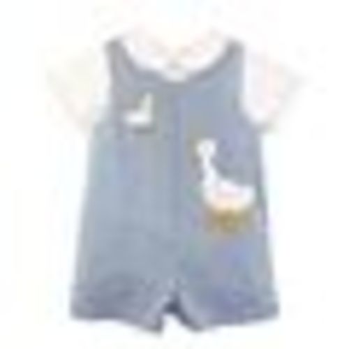 Romper with Goose Appliques - 24M / Blue