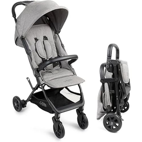 Lightweight Travel Stroller for Baby & Toddlers - Easy Fold & Compact Stroller with Canopy, Storage Basket, Multi-Position Recline & Convenient One-Hand Fold - Airplane Stroller for Infants & Newborn