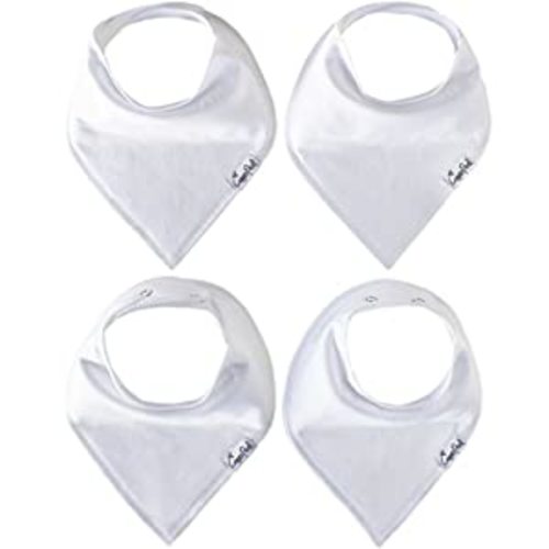 Amazon.com: Copper Pearl Baby Bandana Drool Bibs for Drooling and Teething 4 Pack Gift Set White Basics, Soft Set of Cloth Bandana Bibs for Any Baby Girl or Boy, Cute Registry Ideas for Baby Shower Gifts : Baby