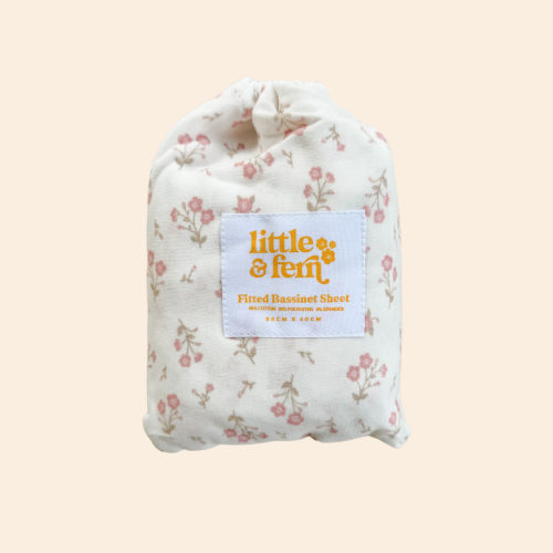 Bassinet Sheet | Paisley Peony – Little and Fern