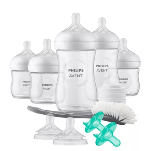 Natural Baby Bottle with Natural Response Nipple Newborn Baby Gift Set