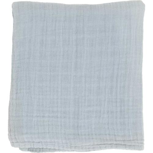 Organic Cotton Muslin Swaddle Blanket - White Sage