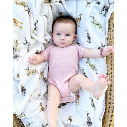Little Fawn, Big Yawn Deer - Swaddle