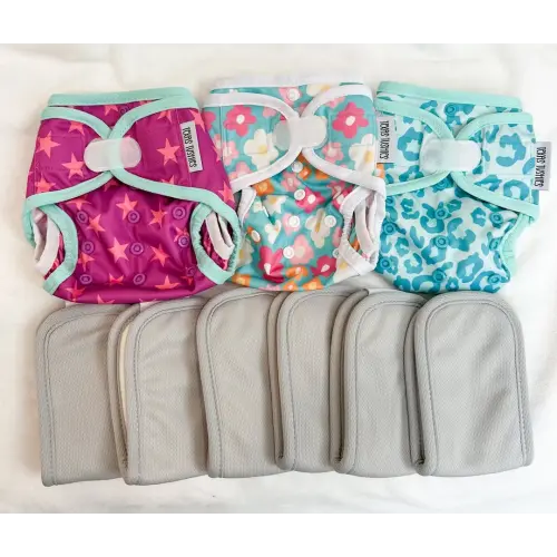 Tiny Tushies Newborn Hook & Loop Cover Bundles