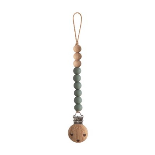 Silicone Pacifier Clip | Eva Dried Thyme One Size