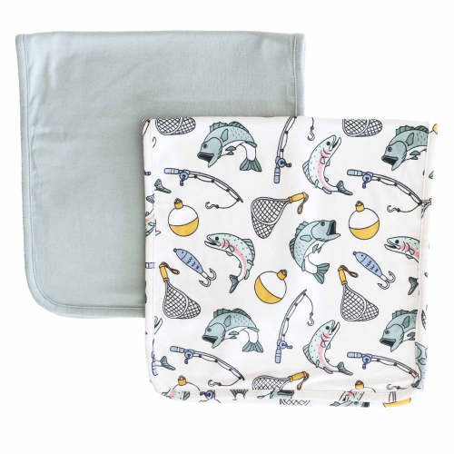 Catch of the Day 2pc Burp Cloth Set