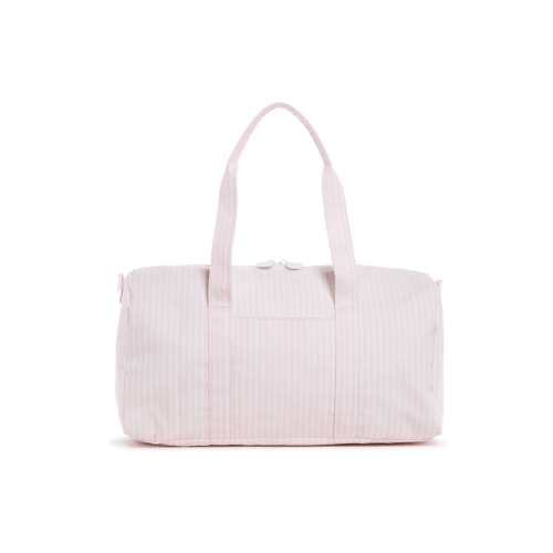TRVL Weekender Duffel – Pimlico Stripe Pink – The Tiny Duckie