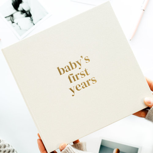 Lamare Baby Memory & Milestone Book – Keepsake Journal for Baby's First Year