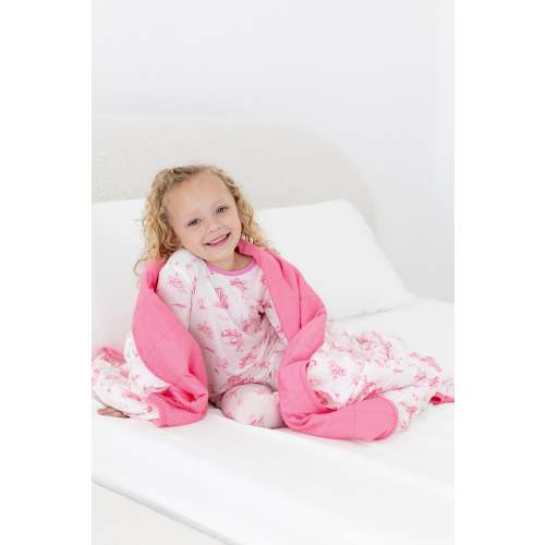 Toddler Blanket in Toile Ballet 1.0