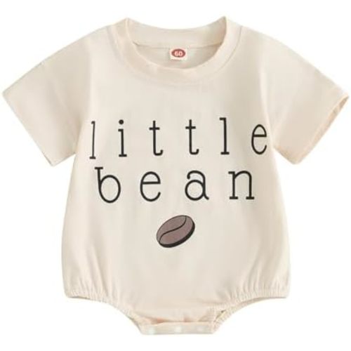 Newborn Baby Boy Girl Romper Bubble Long Sleeve Little Bean Bodysuit Ovesized Sweatshirt Infant Casual Shirts Top