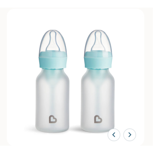 Bond® Silicone Glass Bottle 4oz or 8oz, 2pk | Munchkin