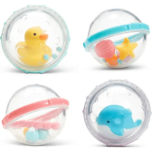 Munchkin® Float & Play Bubbles™ Baby and Toddler Bath Toy, 4 Count