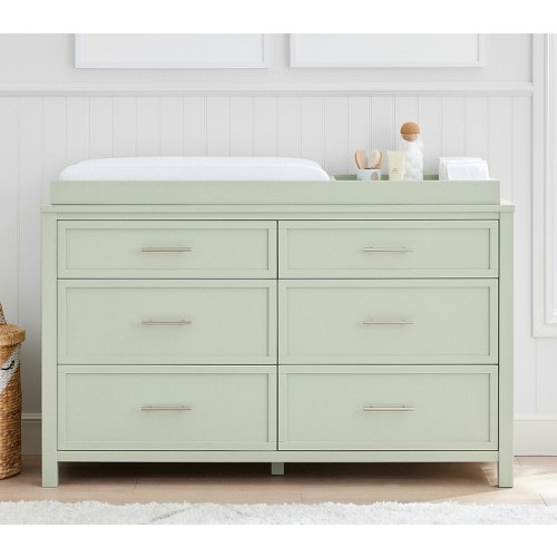 Camden 6-Drawer Dresser & Topper Set (56w x 19d")