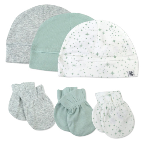 6-Piece Organic Cotton Mitt and Hat Set | Honest Baby Clothing
