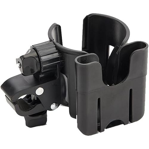 Stroller Cup Holder with Phone Holder, for Uppababy Nuna Doona Strollers, 2-in-1 Cup Phone Holder for Stroller, Bike, Wheelchair, Walker,Bike Cup Holder