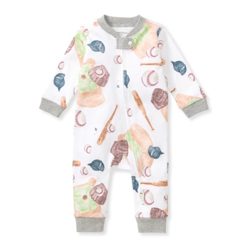 Baseball Organic Cotton Sleep & Play