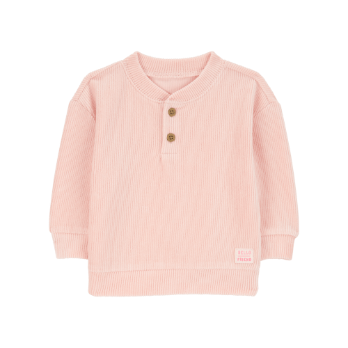 Baby Ribbed Velour Pullover - Carter's | Carter's