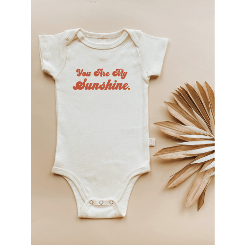 Vintage You Are My Sunshine - Organic Cotton Bodysuit