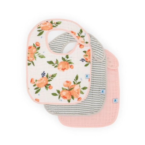 Cotton Muslin Classic Bibs - 3 Pack | Snuggle Bugz | Canada's Baby Store