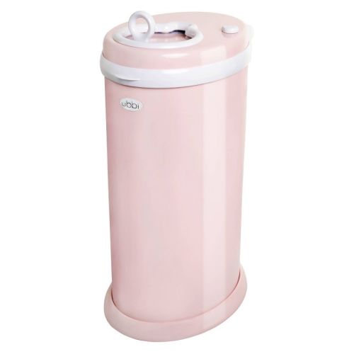 Ubbi Steel Diaper Pail - Blush Pink