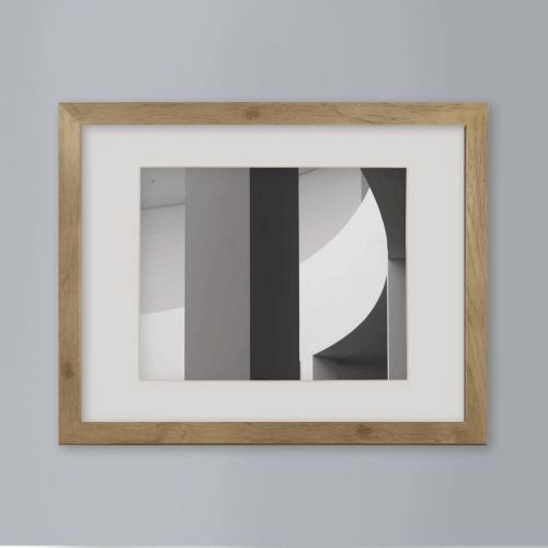 Thin Gallery Frame with Mat - Threshold™, Size: 11" x 14" Matted to 8" x 10"
