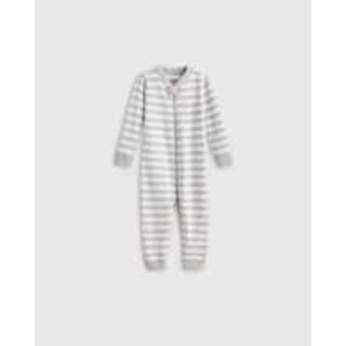 One Piece Pajama | Gray Stripe | 3-6 Months