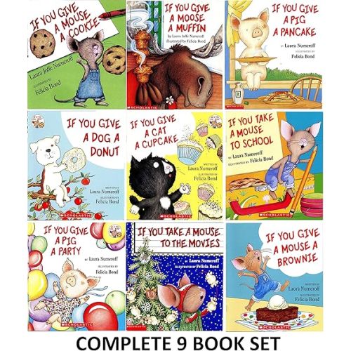 If You Give a Mouse a Cookie Series: 9 Book Set Paperback – January 1, 2011