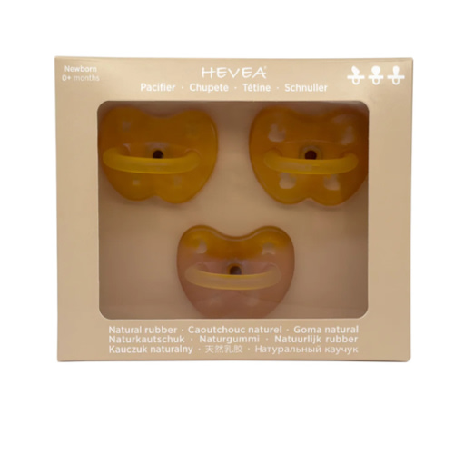 Pacifier Trial Trio Pack - Natural Rubber <br> Hevea