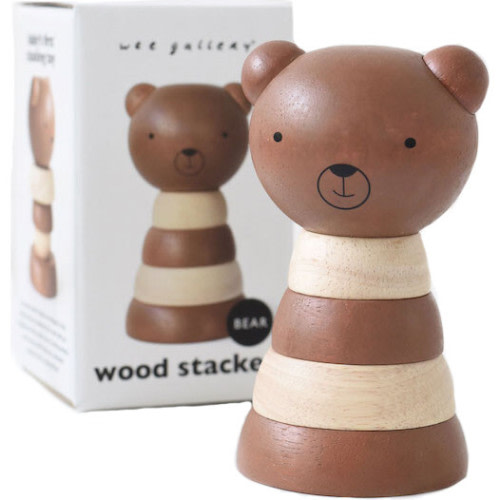 Wood Stacker, Bear - Wee Gallery | Maisonette